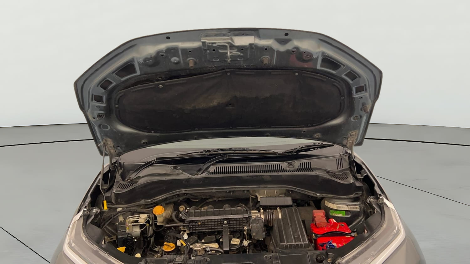 Used 2023 Tata Punch Accomplished MT Petrol Manual engine ENGINE & BONNET OPEN FRONT VIEW