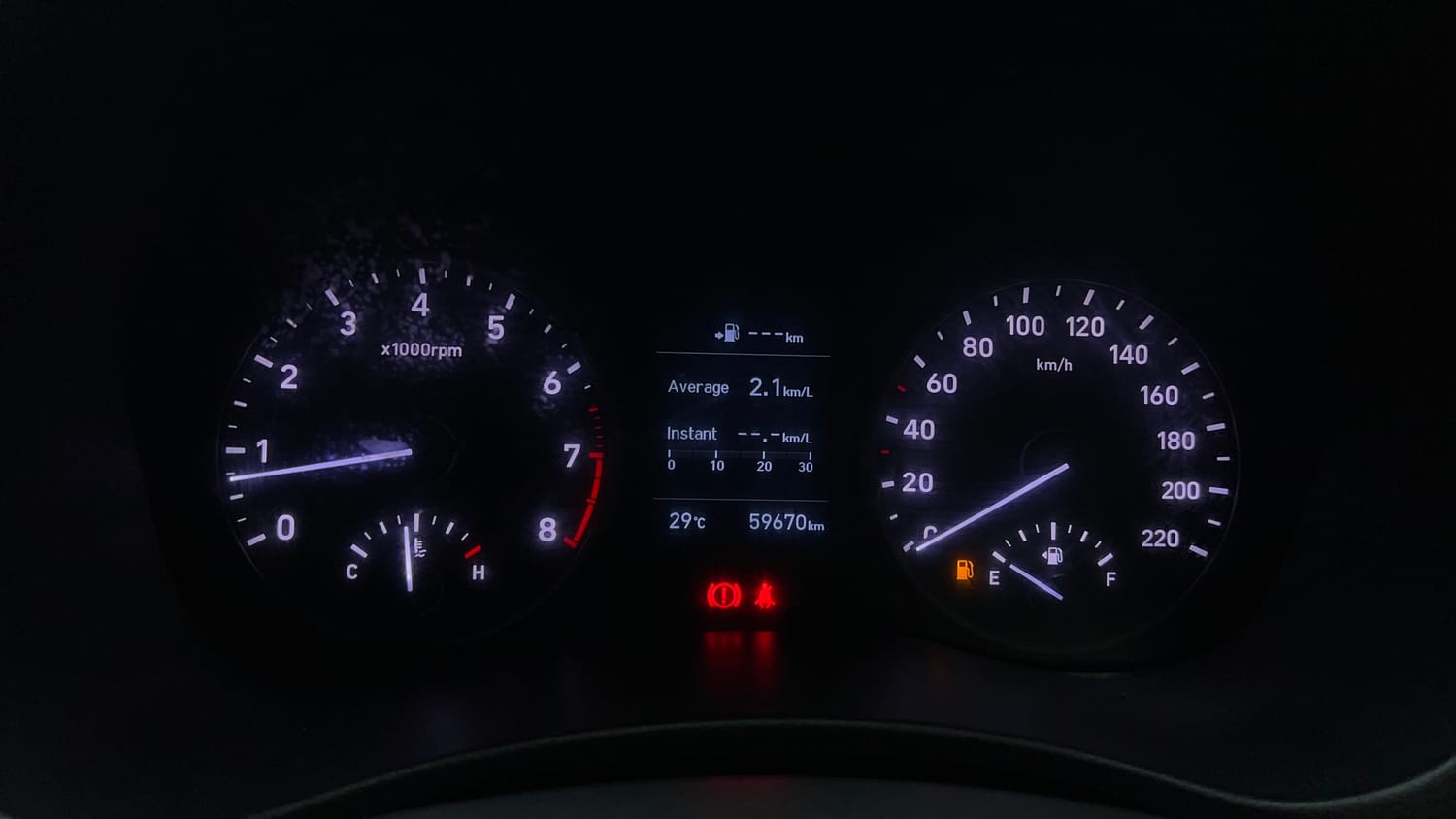 Used 2018 Hyundai Verna SX (O)1.6 VTVT Petrol Manual interior CLUSTERMETER VIEW