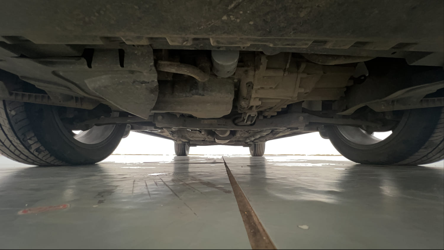 Used 2023 Skoda Kushaq Style 1.5L TSI MT Petrol Manual extra FRONT LEFT UNDERBODY VIEW