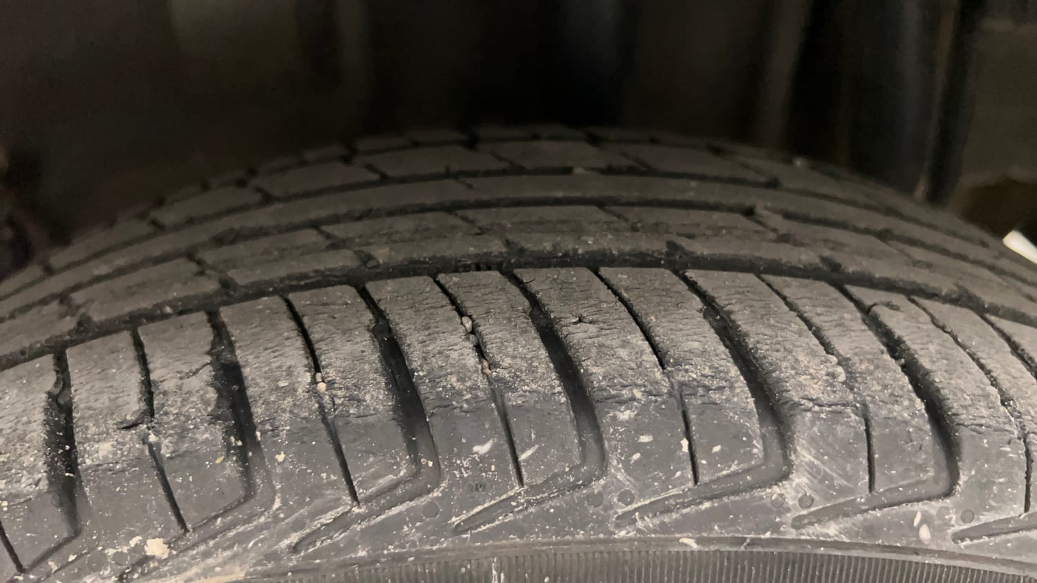 Used 2024 Tata Tiago XE Petrol Manual tyres LEFT REAR TYRE TREAD VIEW