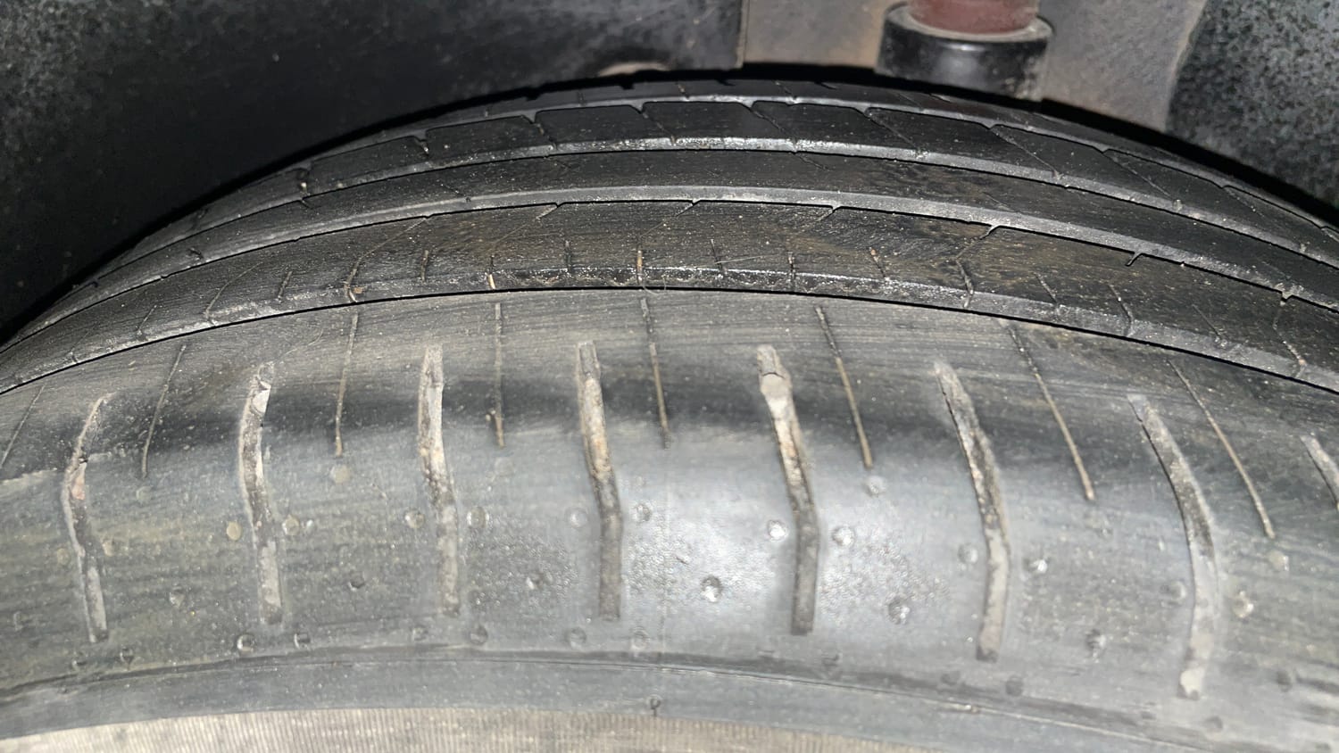 Used 2023 Hyundai Creta SX 1.5 Petrol IVT Petrol Automatic tyres LEFT REAR TYRE TREAD VIEW