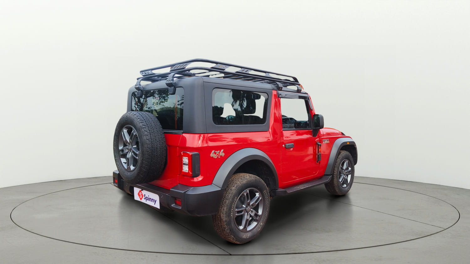 Used 2024 Mahindra Thar LX Hard Top Petrol MT 4WD Petrol Manual exterior RIGHT REAR CORNER VIEW