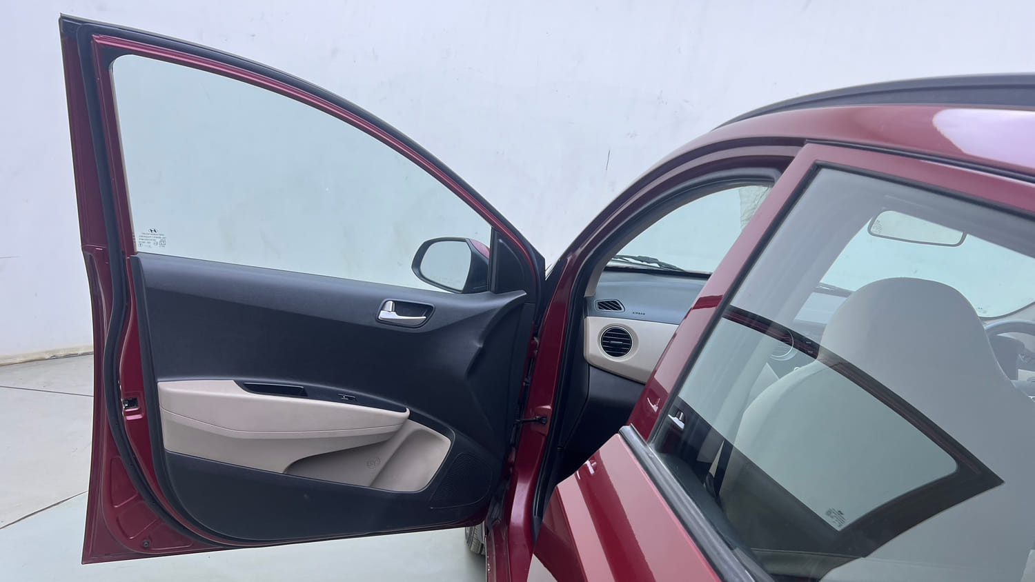 Used 2016 Hyundai Grand i10 Asta 1.2 Kappa VTVT (O) Petrol Manual interior LEFT FRONT DOOR OPEN VIEW