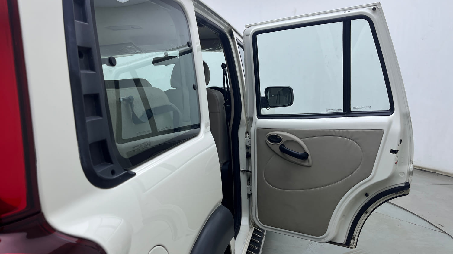 Used 2024 Mahindra Scorpio S3 Plus Diesel Manual interior RIGHT REAR DOOR OPEN VIEW