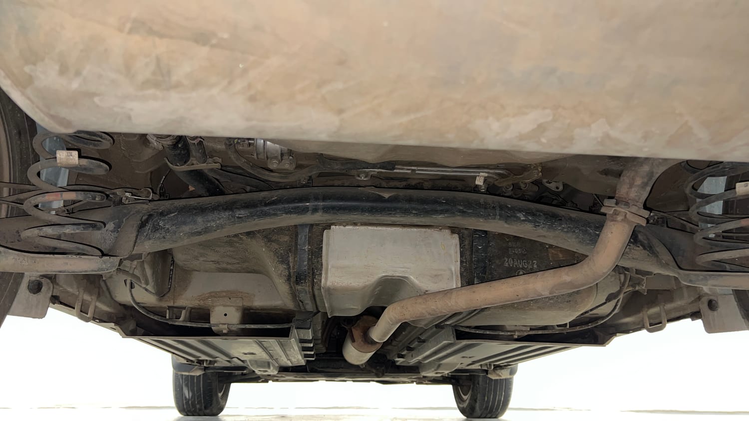 Used 2022 Maruti Suzuki Brezza ZXi Plus Petrol Manual extra REAR UNDERBODY VIEW (TAKEN FROM REAR)