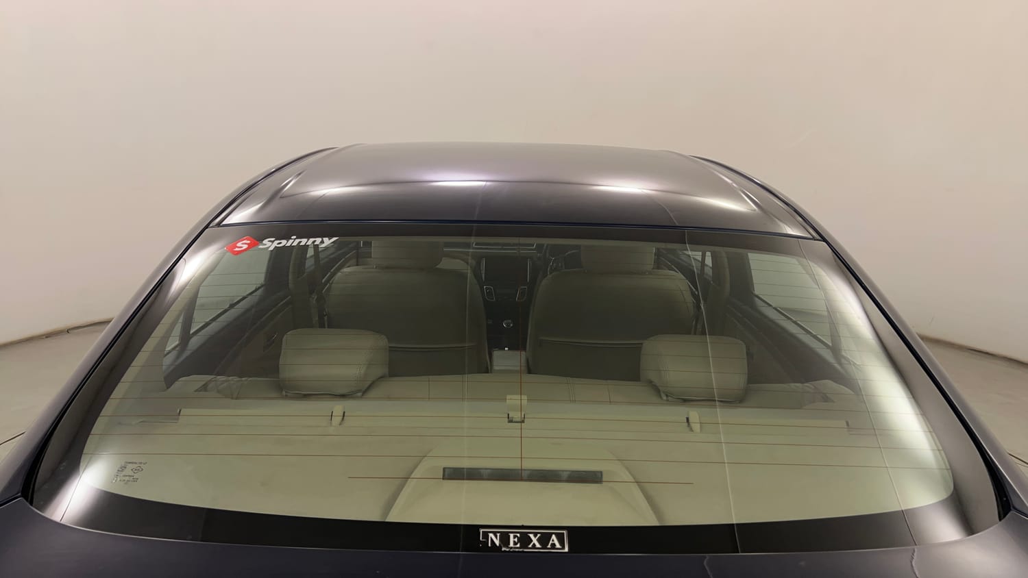 Used 2023 Maruti Suzuki Ciaz Zeta 1.5 Petrol Manual exterior BACK WINDSHIELD VIEW