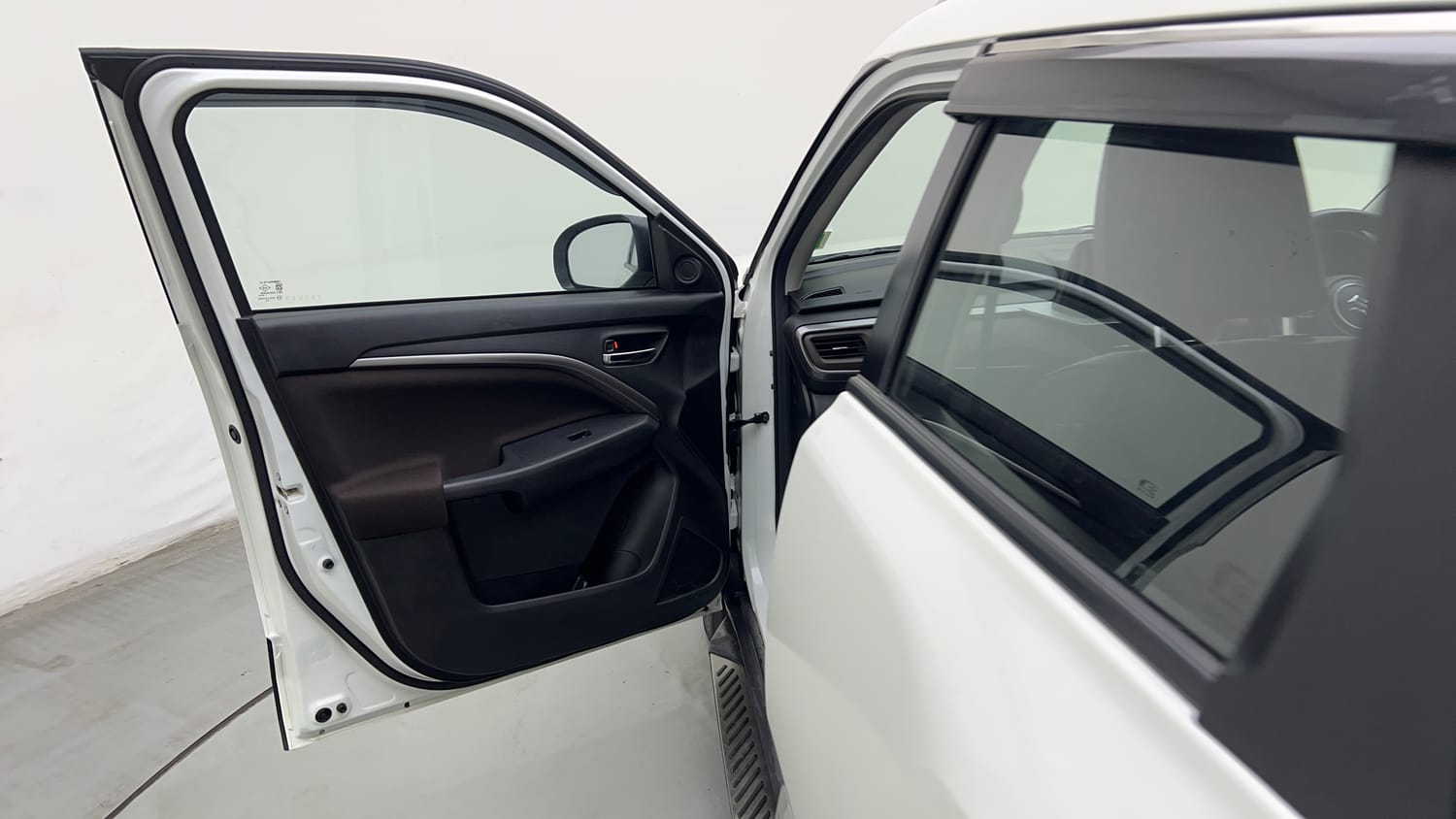 Used 2026 Maruti Suzuki Brezza ZXi AT Petrol Automatic interior LEFT FRONT DOOR OPEN VIEW