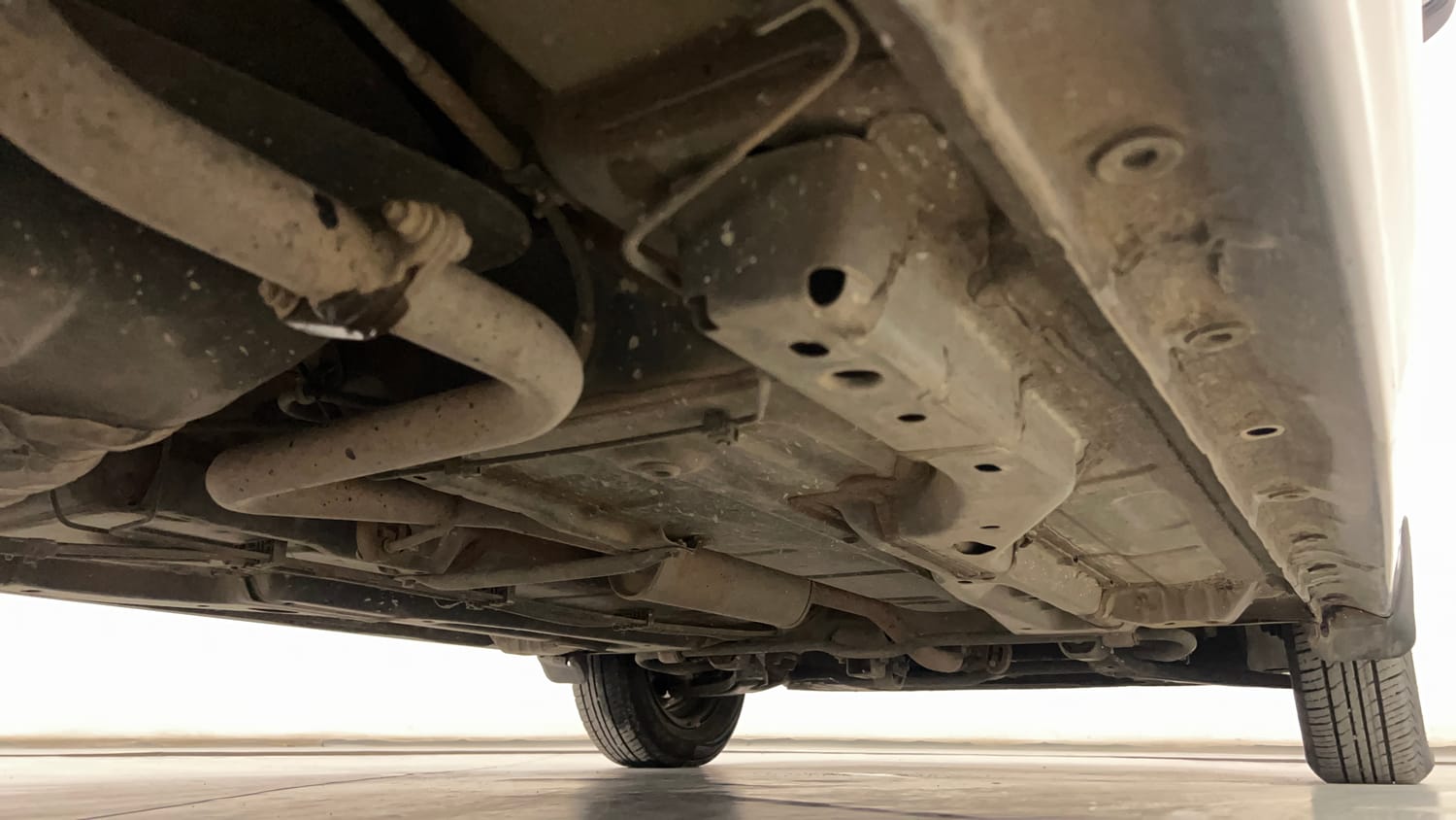 Used 2024 Tata Tiago XE Petrol Manual extra REAR RIGHT UNDERBODY VIEW