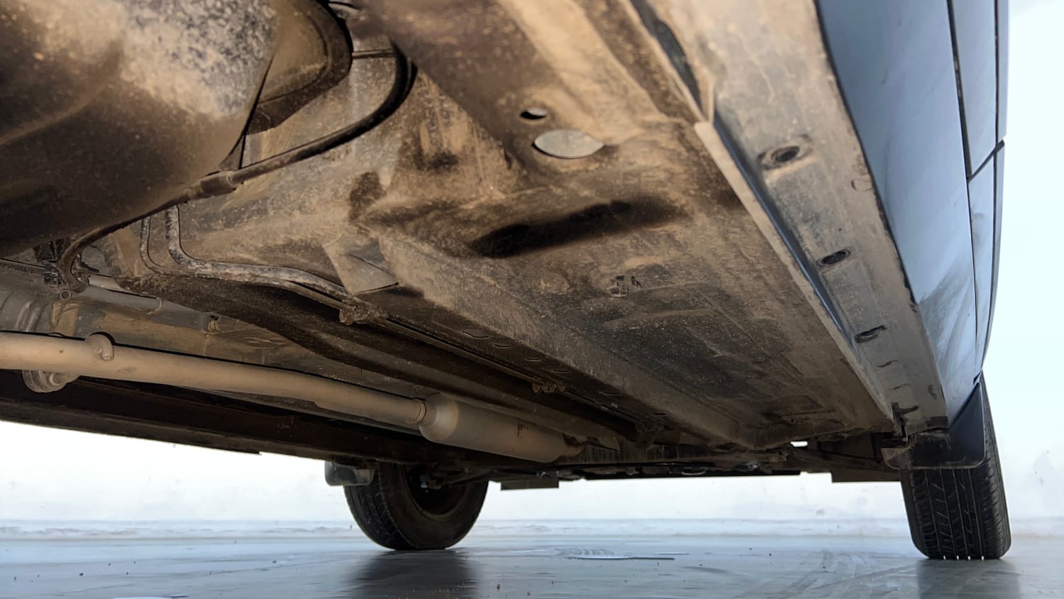 Used 2024 Nissan Magnite XL Petrol Manual extra REAR RIGHT UNDERBODY VIEW