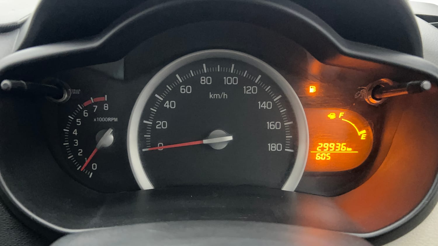 Used 2017 Maruti Suzuki Celerio ZXi Opt Petrol Manual interior CLUSTERMETER VIEW