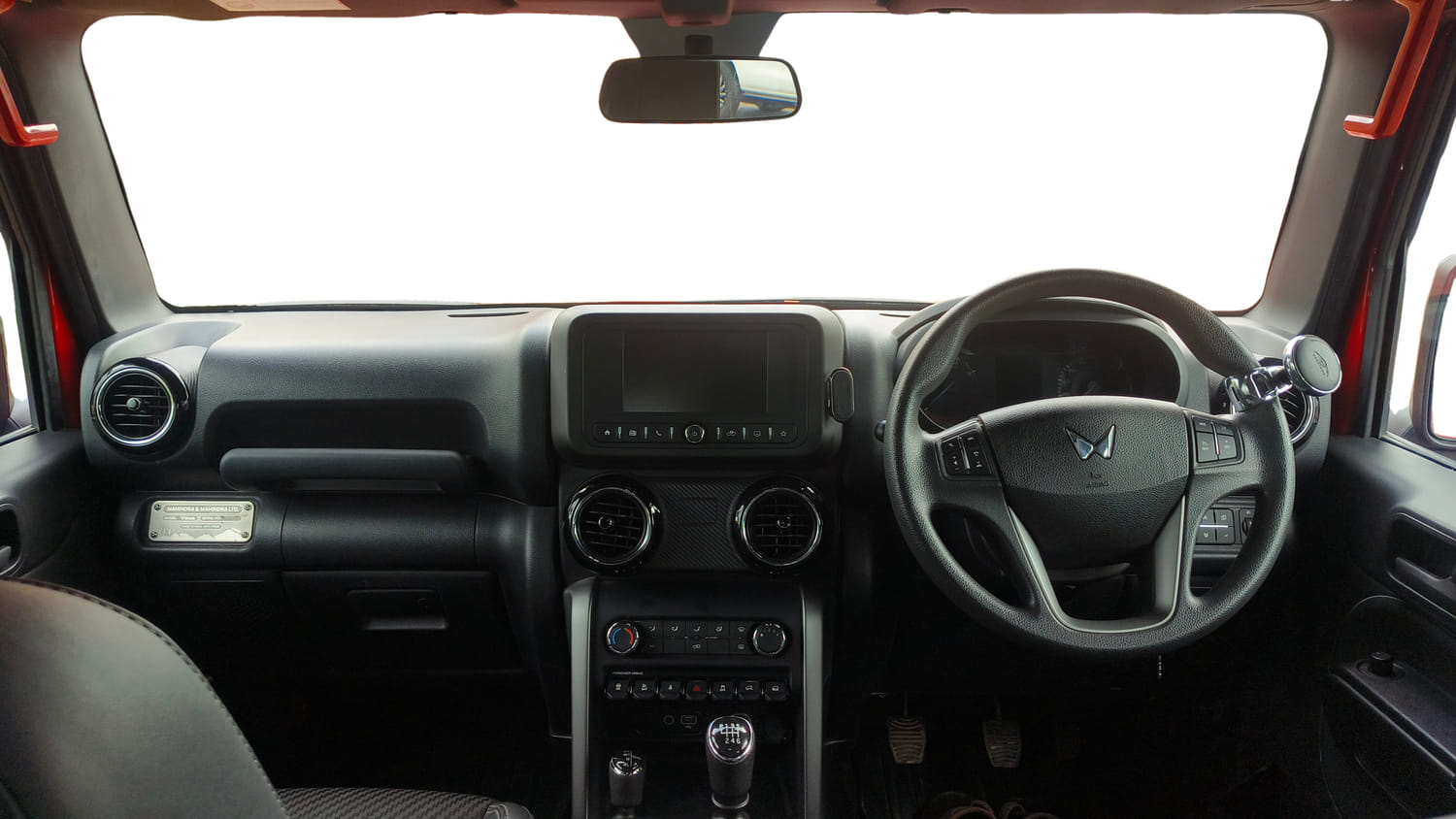 Used 2024 Mahindra Thar LX Hard Top Petrol MT 4WD Petrol Manual interior DASHBOARD VIEW
