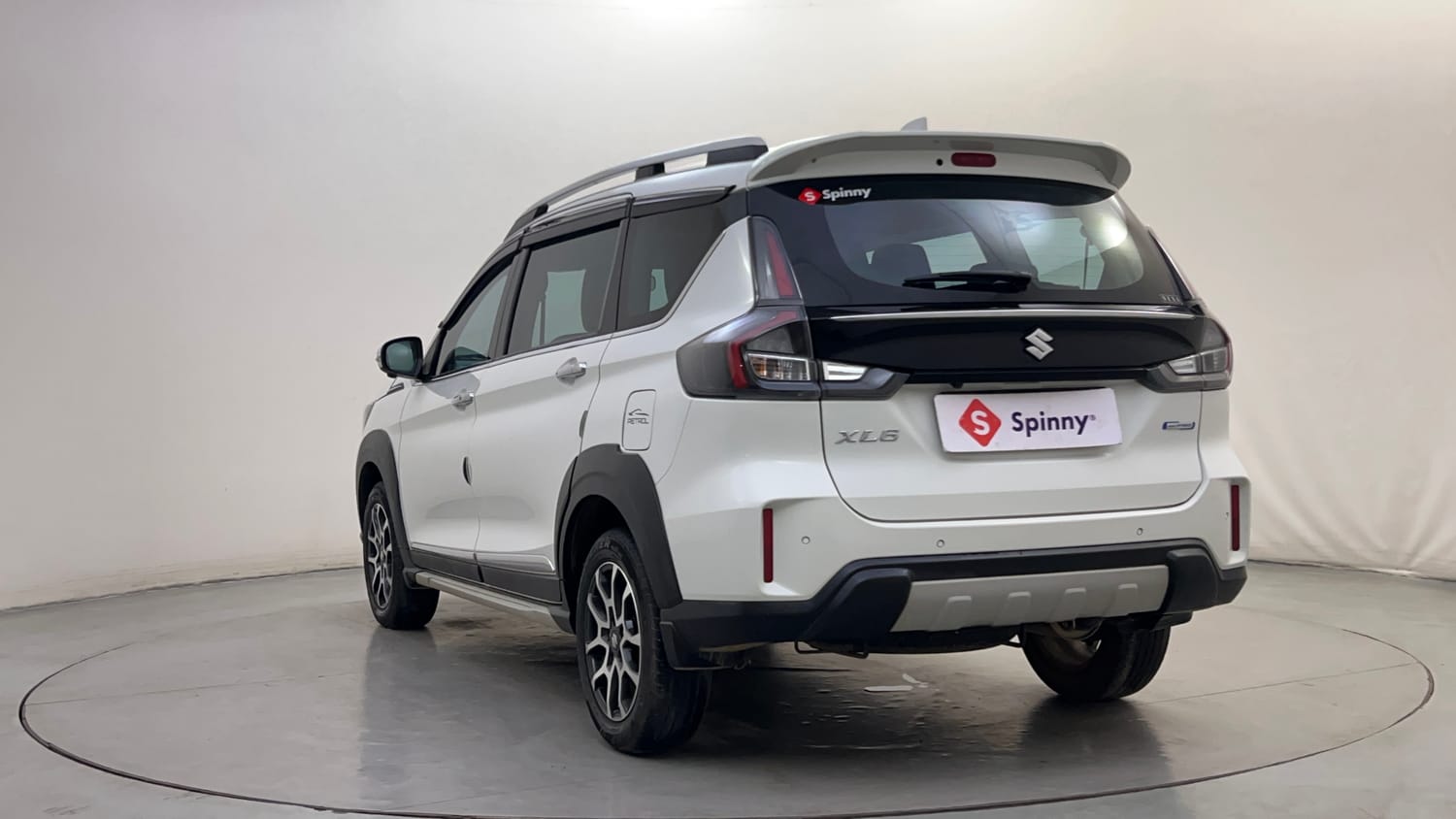 Used 2023 Maruti Suzuki XL6 Alpha Plus MT Petrol Petrol Manual exterior LEFT REAR CORNER VIEW