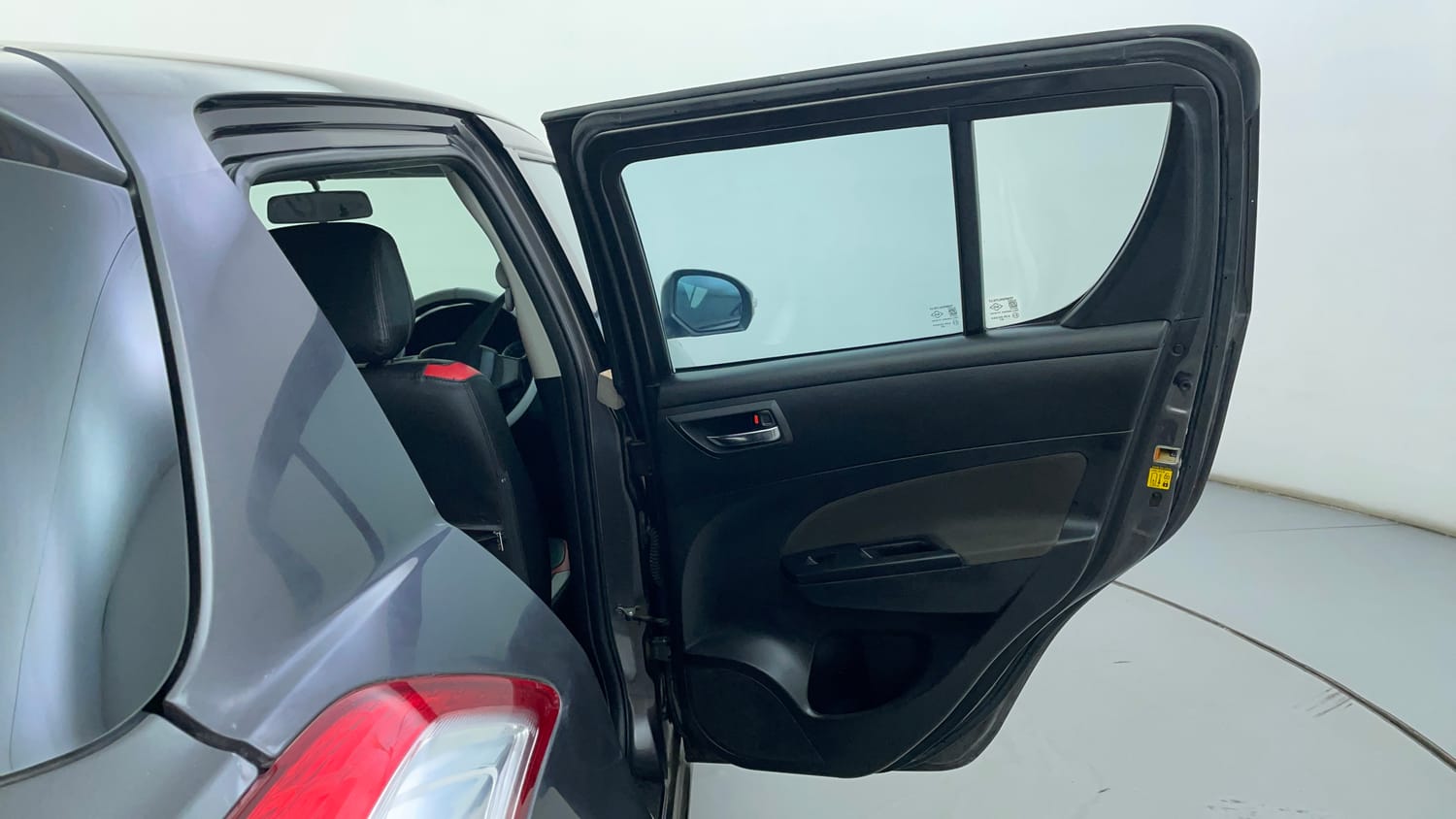 Used 2015 Maruti Suzuki Swift VXi Petrol Manual interior RIGHT REAR DOOR OPEN VIEW