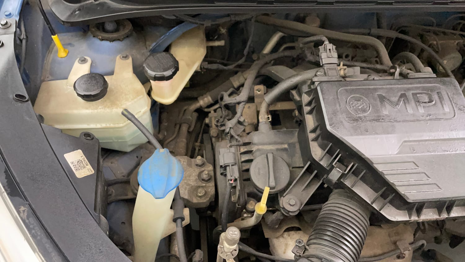 Used 2021 Hyundai Santro Sportz Petrol Manual engine ENGINE RIGHT SIDE VIEW