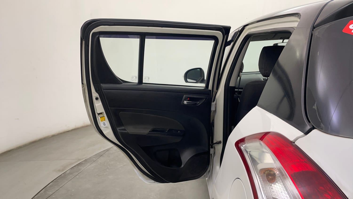 Used 2014 Maruti Suzuki Swift ZDi Diesel Manual interior LEFT REAR DOOR OPEN VIEW