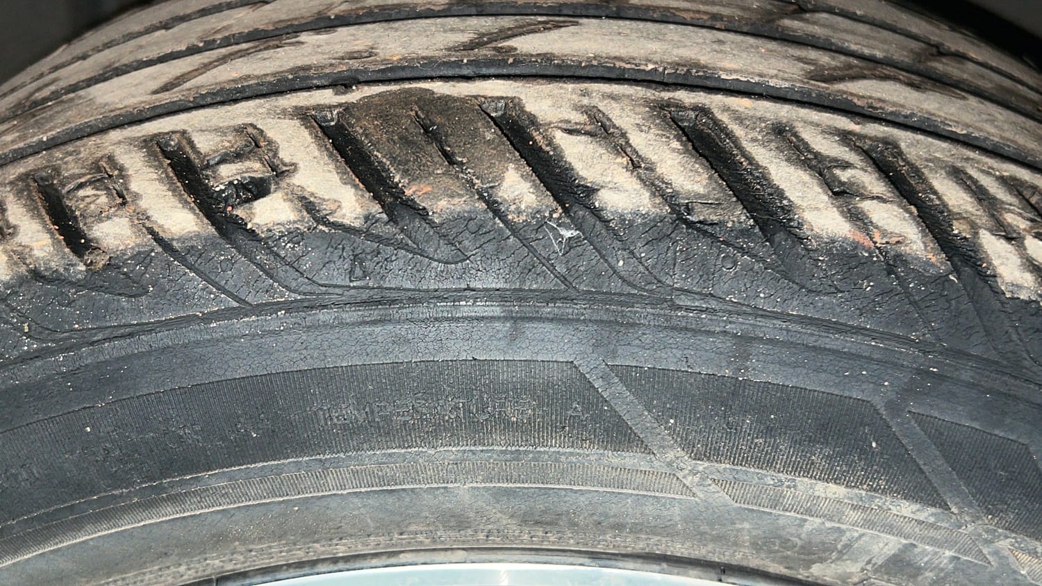 Used 2019 Honda Civic V CVT Petrol Petrol Automatic tyres RIGHT FRONT TYRE TREAD VIEW