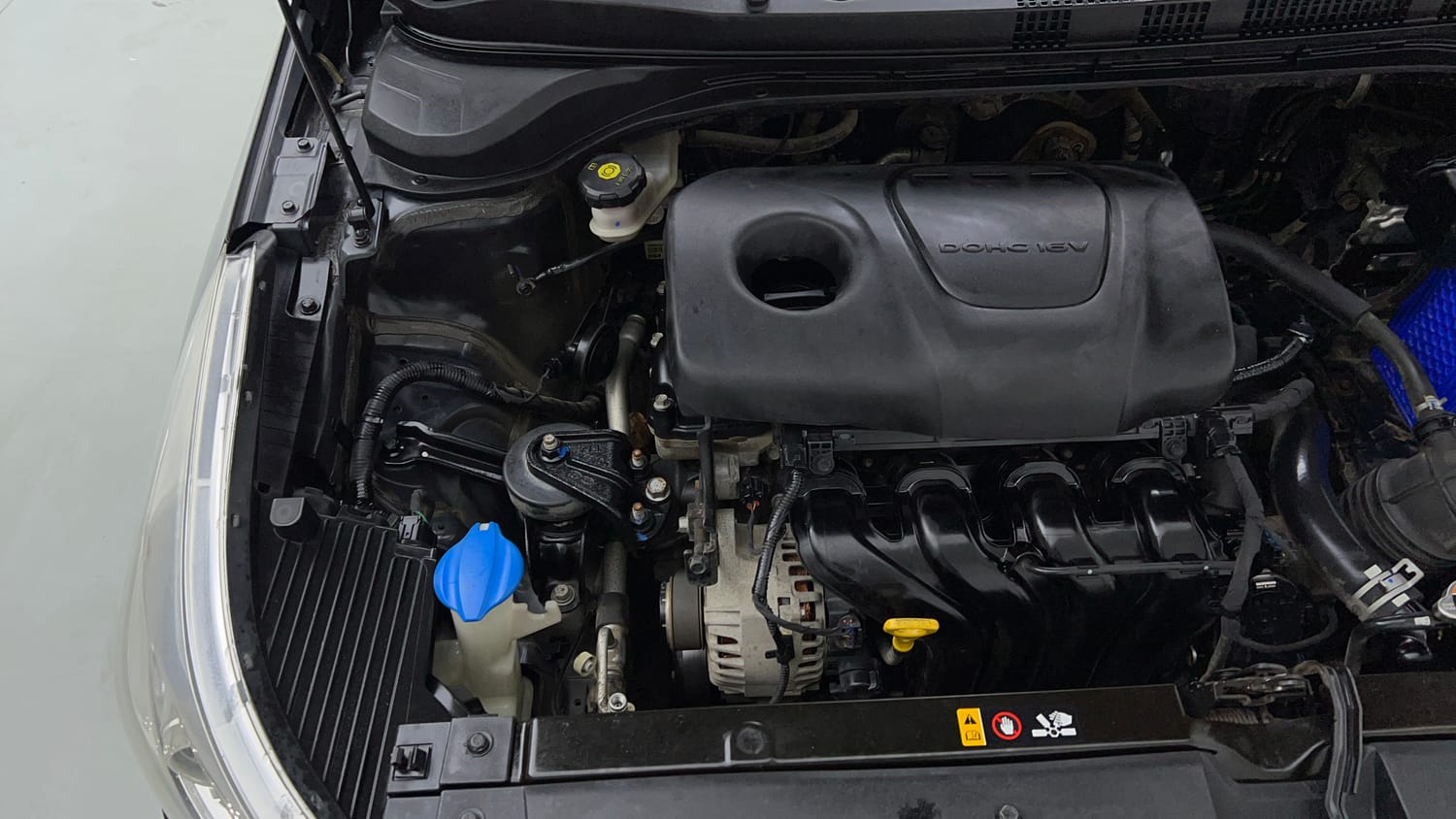 Used 2018 Hyundai Verna SX (O)1.6 VTVT Petrol Manual engine ENGINE RIGHT SIDE VIEW
