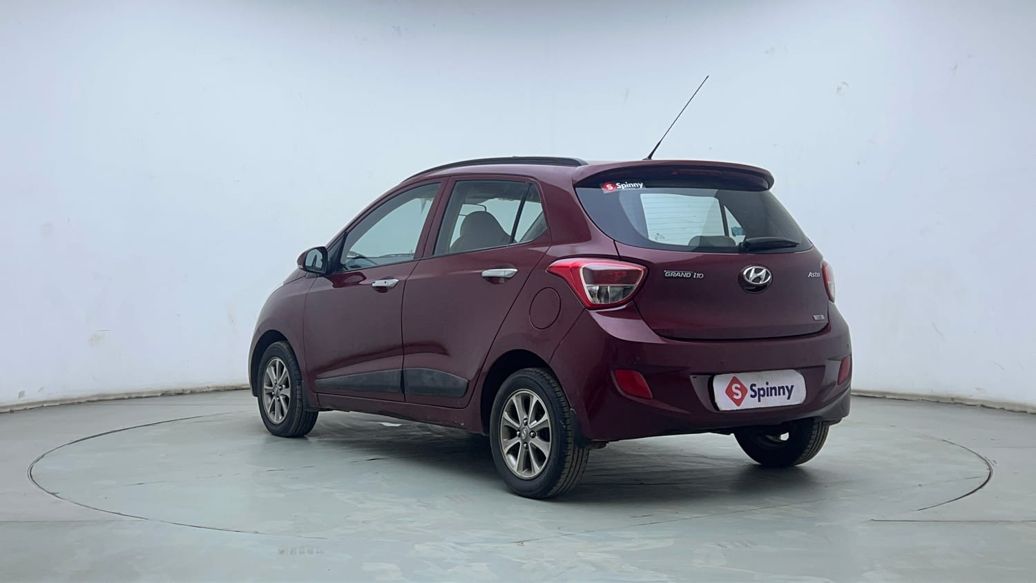 Used 2016 Hyundai Grand i10 Asta 1.2 Kappa VTVT (O) Petrol Manual exterior LEFT REAR CORNER VIEW
