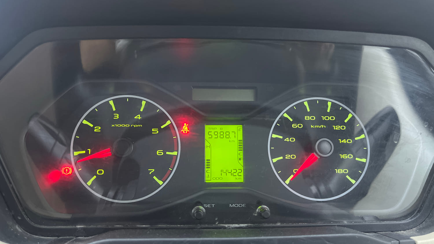 Used 2024 Mahindra Scorpio S3 Plus Diesel Manual interior CLUSTERMETER VIEW