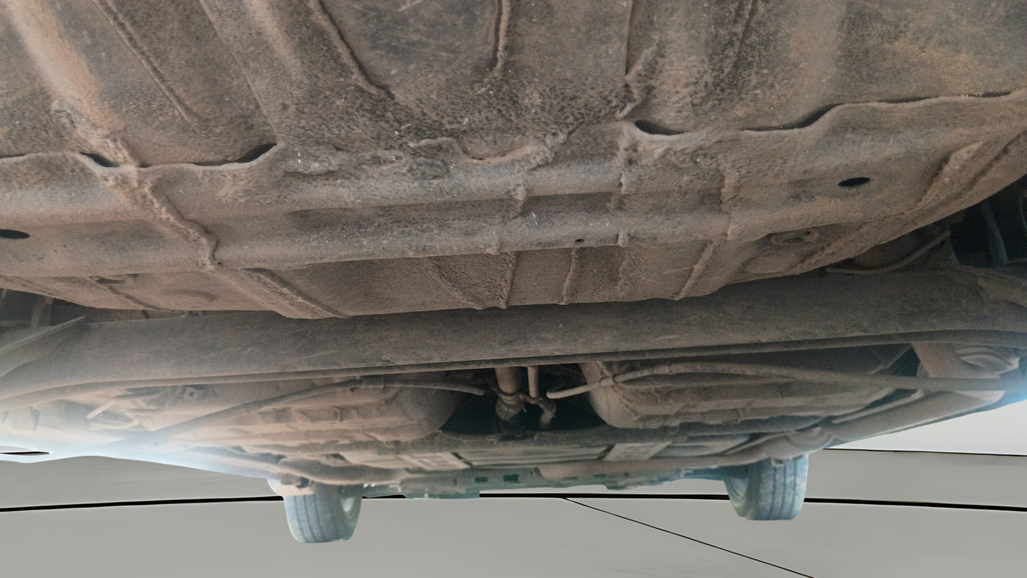 Used 2017 Honda Jazz V Petrol Petrol Manual extra REAR UNDERBODY VIEW (TAKEN FROM REAR)