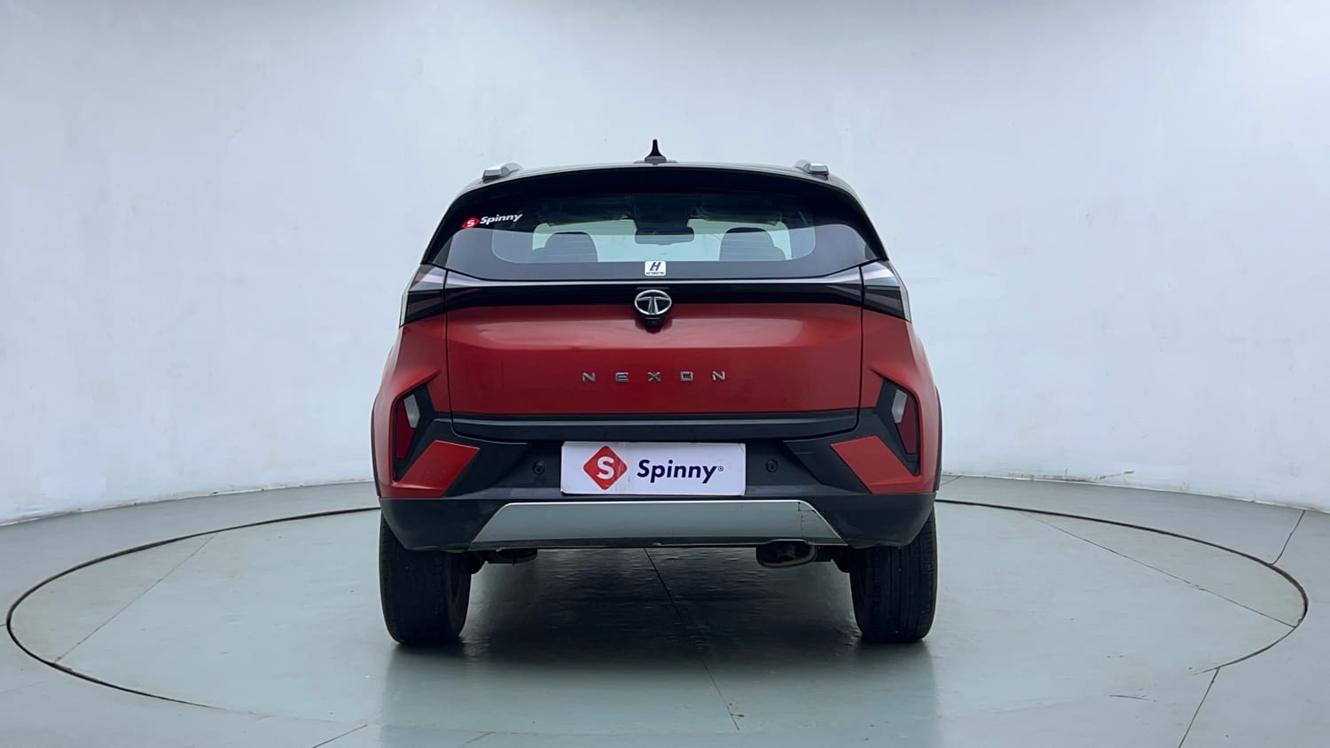 Used 2023 Tata Nexon Fearless 1.2 Revotron Petrol 7DCA DT Petrol Automatic exterior BACK VIEW