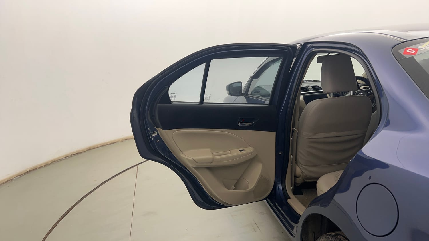 Used 2022 Maruti Suzuki Dzire VXi Petrol Manual interior LEFT REAR DOOR OPEN VIEW