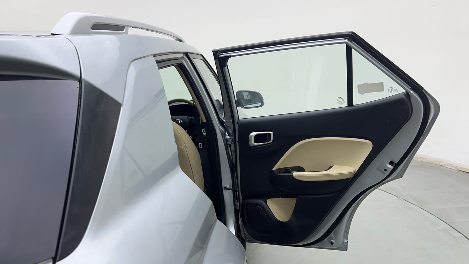 Used 2020 Hyundai Venue SX Plus 1.0 Turbo DCT Petrol Automatic interior RIGHT REAR DOOR OPEN VIEW