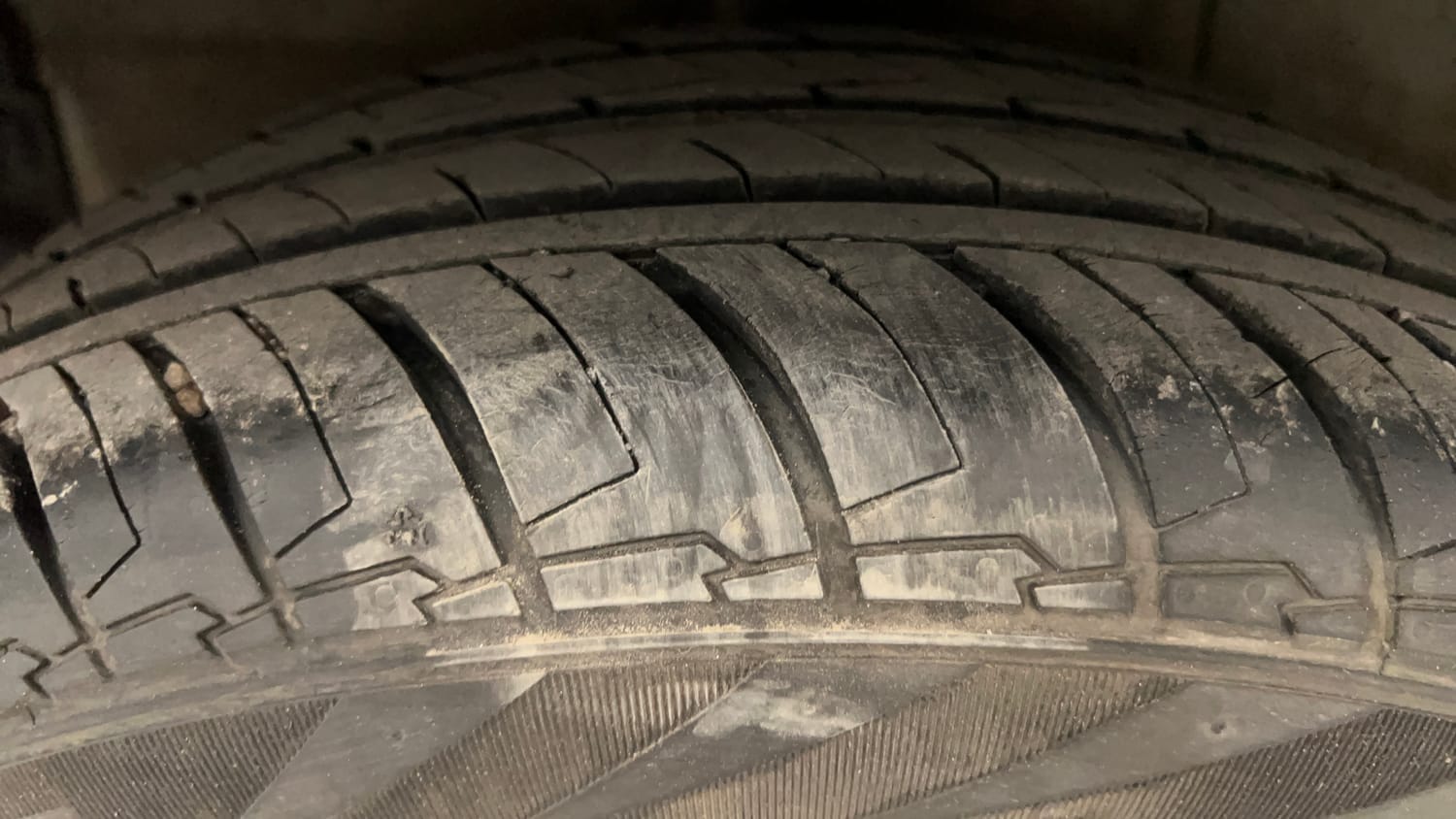 Used 2023 Hyundai Exter SX 1.2 MT Petrol Manual tyres RIGHT REAR TYRE TREAD VIEW