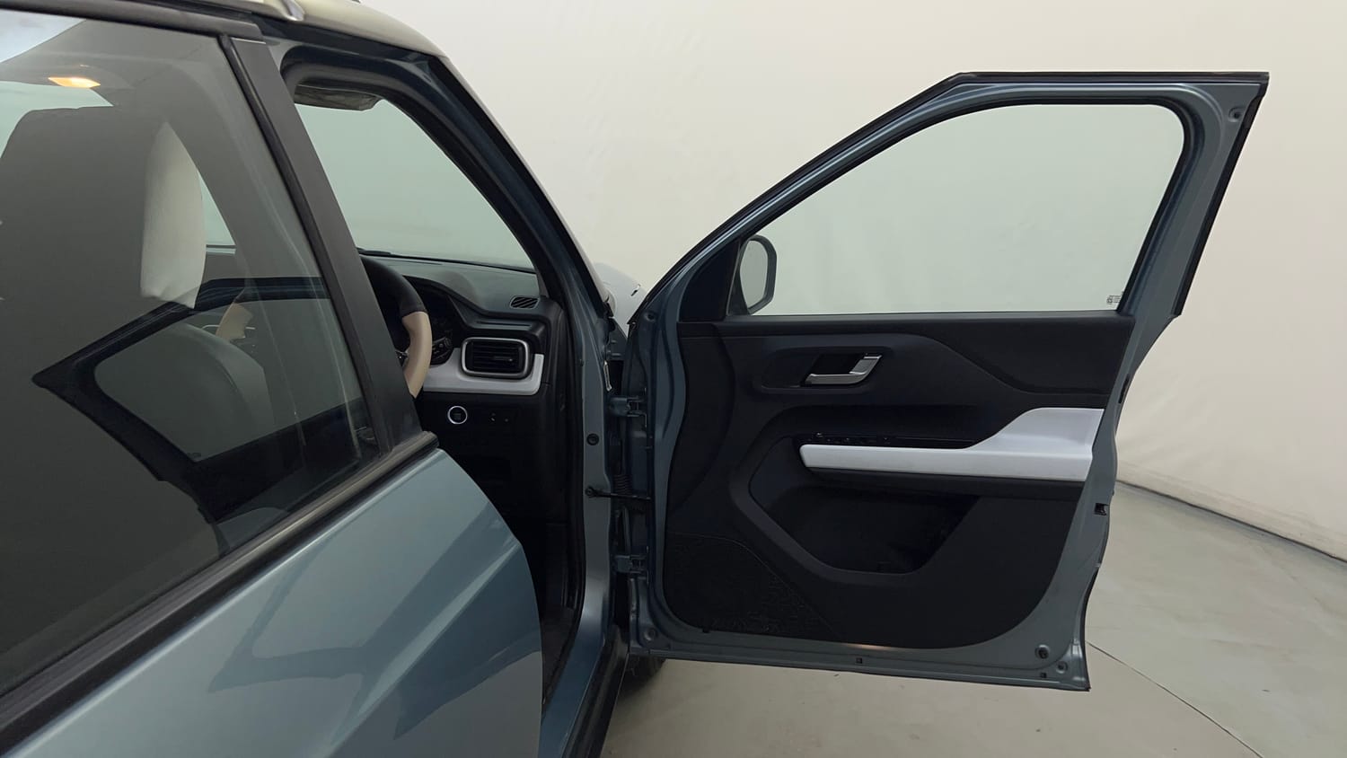 Used 2022 Tata Punch Creative MT Petrol Manual interior RIGHT FRONT DOOR OPEN VIEW