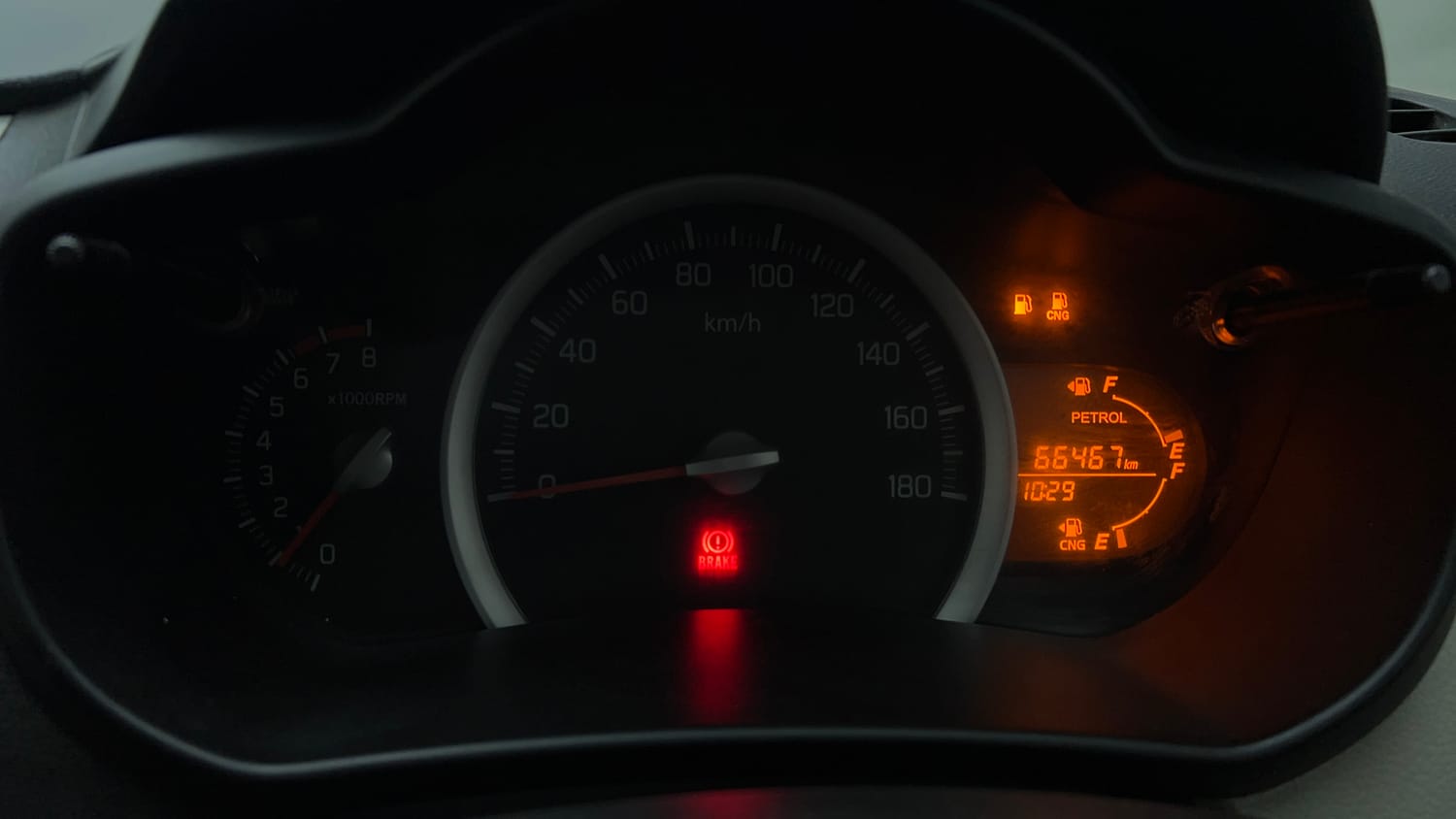 Used 2016 Maruti Suzuki Celerio VXi CNG Cng Manual interior CLUSTERMETER VIEW