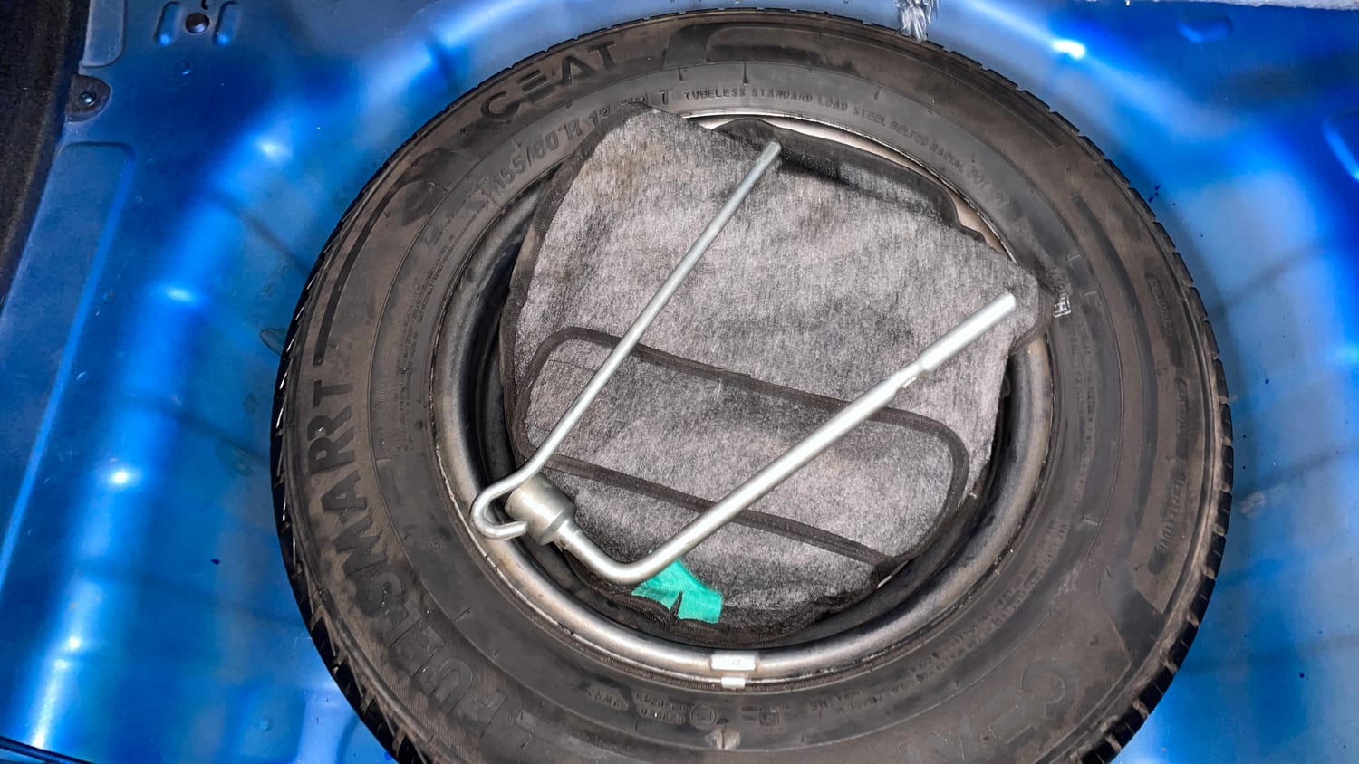 Used 2021 Hyundai Santro Sportz Petrol Manual tyres SPARE TYRE VIEW