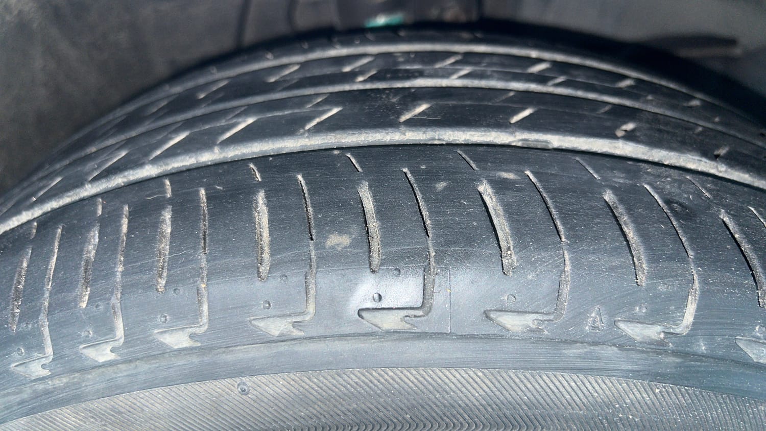 Used 2022 Honda City ZX Petrol Petrol Manual tyres RIGHT FRONT TYRE TREAD VIEW
