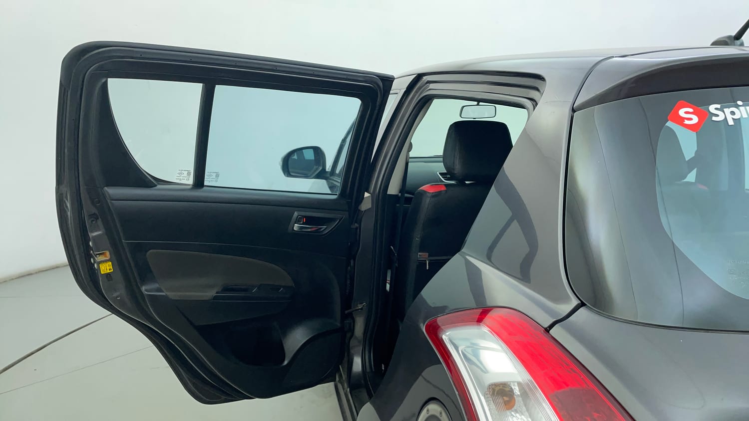 Used 2015 Maruti Suzuki Swift VXi Petrol Manual interior LEFT REAR DOOR OPEN VIEW