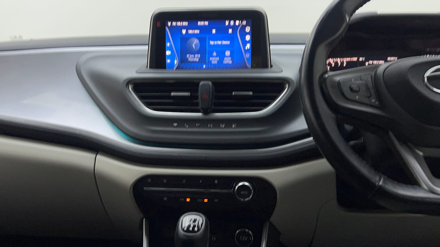 Used 2022 Tata Altroz XZ Plus i-Turbo Petrol Petrol Manual interior MUSIC SYSTEM & AC CONTROL VIEW