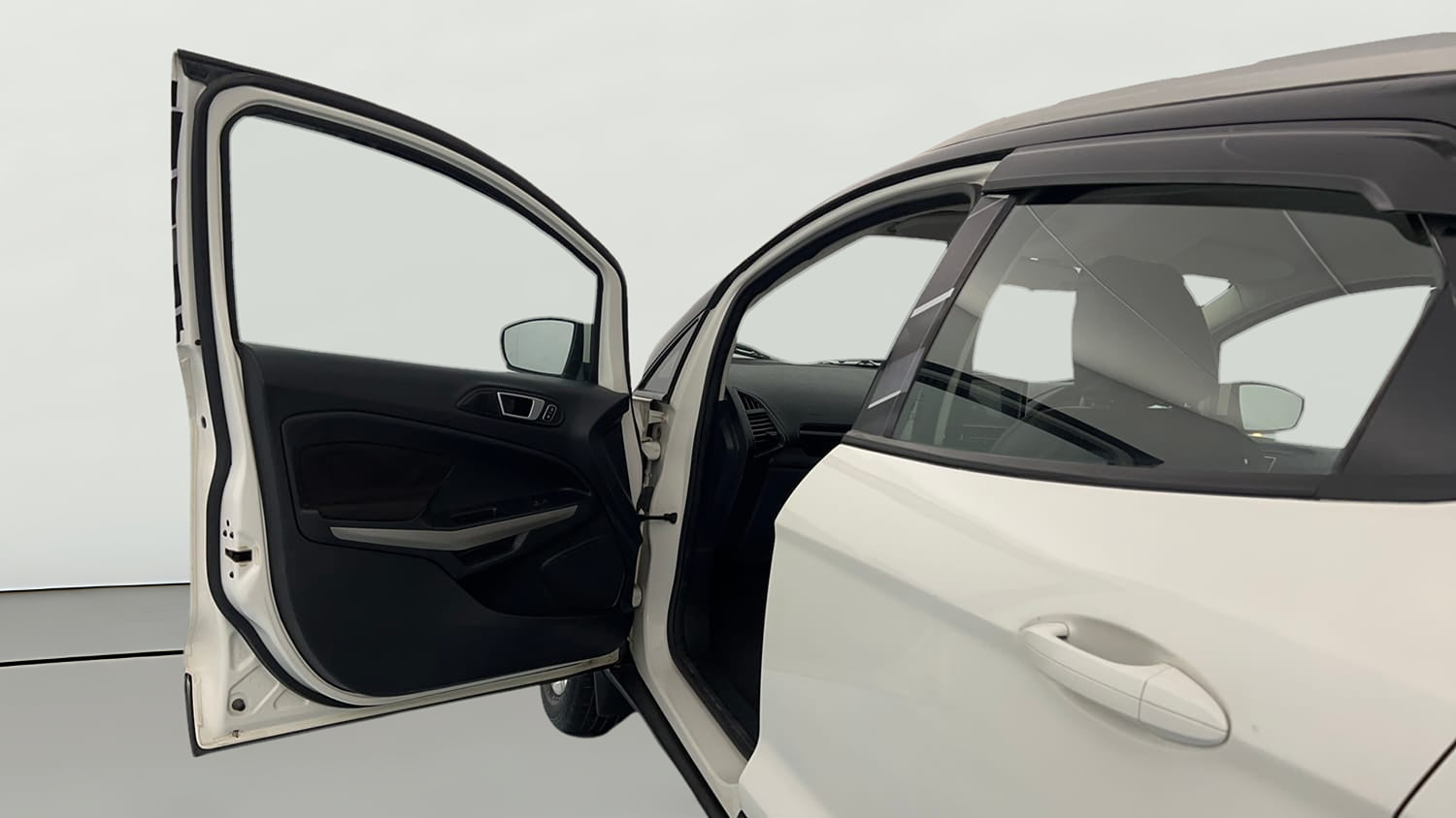 Used 2018 Ford EcoSport Titanium 1.5L Ti-VCT Petrol Manual interior LEFT FRONT DOOR OPEN VIEW