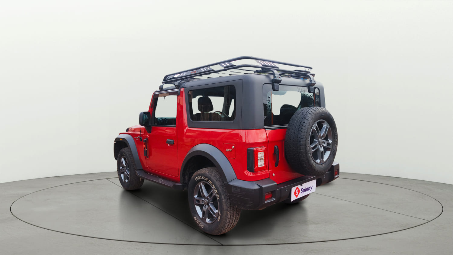 Used 2024 Mahindra Thar LX Hard Top Petrol MT 4WD Petrol Manual exterior LEFT REAR CORNER VIEW