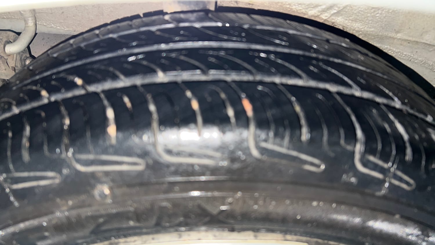Used 2018 Maruti Suzuki Celerio VXi CNG Cng Manual tyres RIGHT REAR TYRE TREAD VIEW