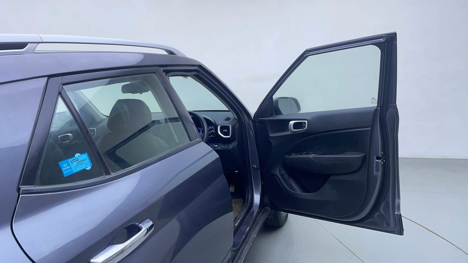 Used 2019 Hyundai Venue SX Plus 1.0 Turbo DCT Petrol Automatic interior RIGHT FRONT DOOR OPEN VIEW