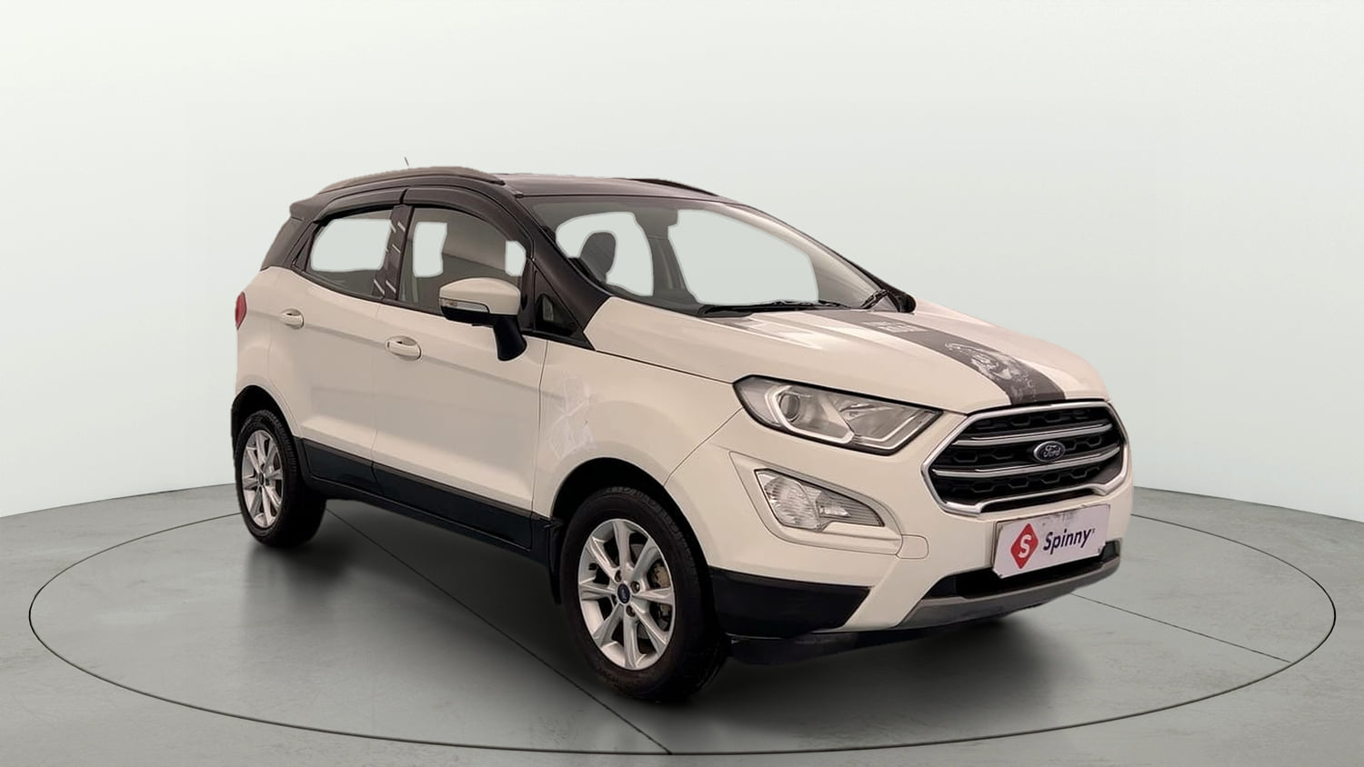 Used 2018 Ford EcoSport Titanium 1.5L Ti-VCT Petrol Manual exterior RIGHT FRONT CORNER VIEW