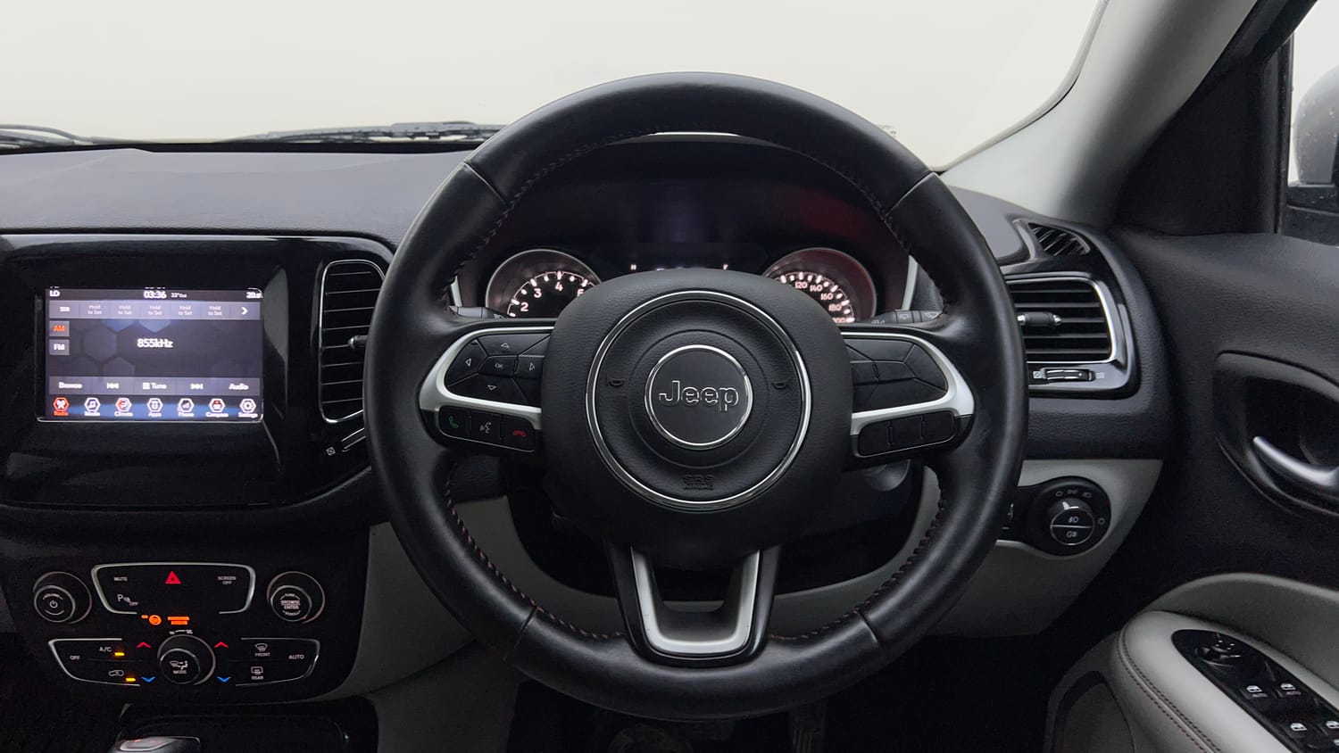 Used 2017 Jeep Compass Limited 1.4 Petrol AT Petrol Automatic interior STEERING VIEW