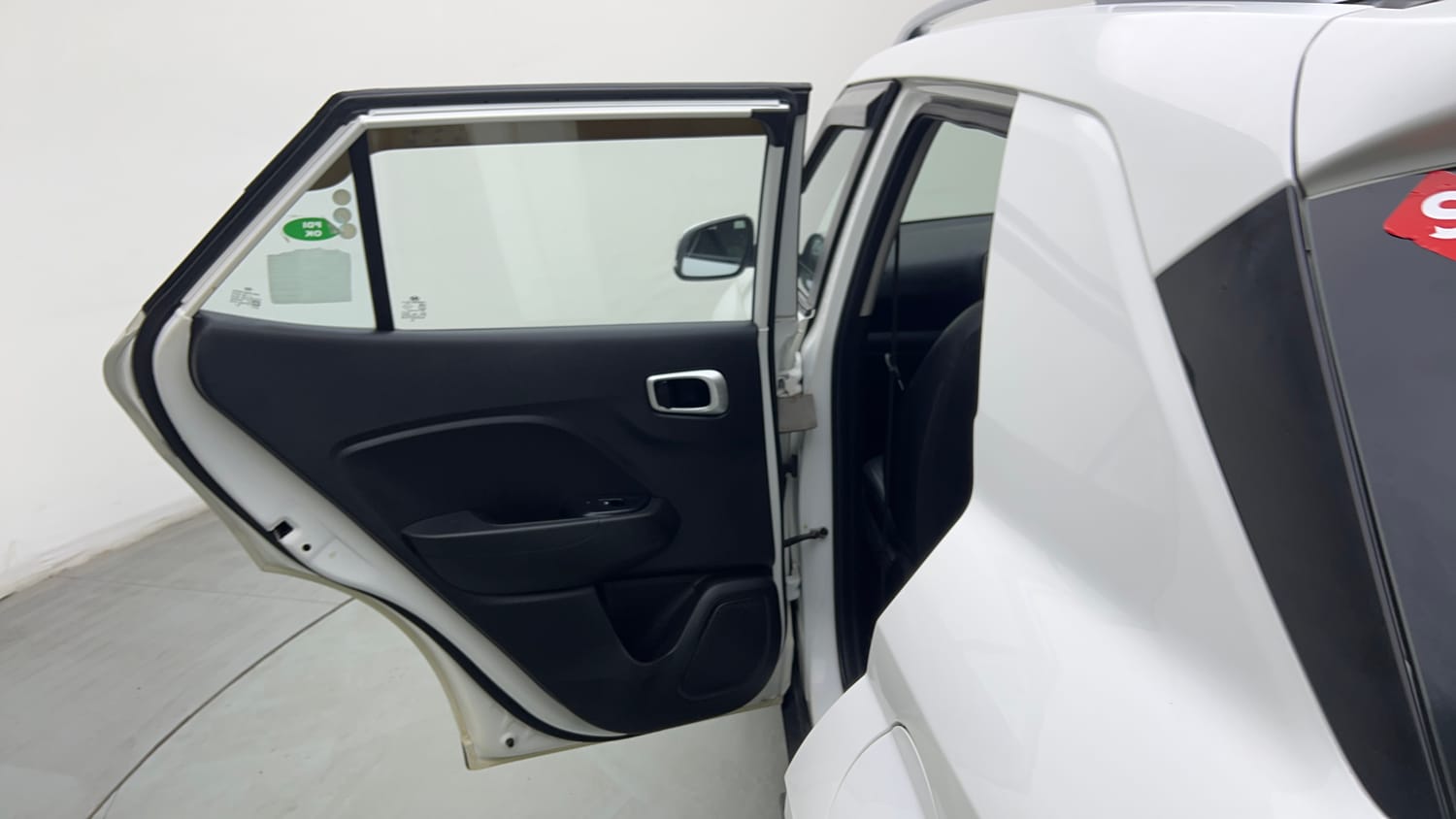 Used 2022 Hyundai Venue S Plus 1.2 Petrol Petrol Manual interior LEFT REAR DOOR OPEN VIEW