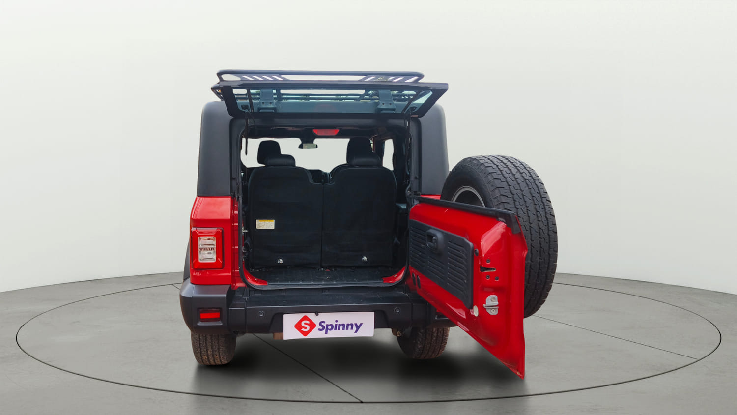 Used 2024 Mahindra Thar LX Hard Top Petrol MT 4WD Petrol Manual interior DICKY DOOR OPEN VIEW