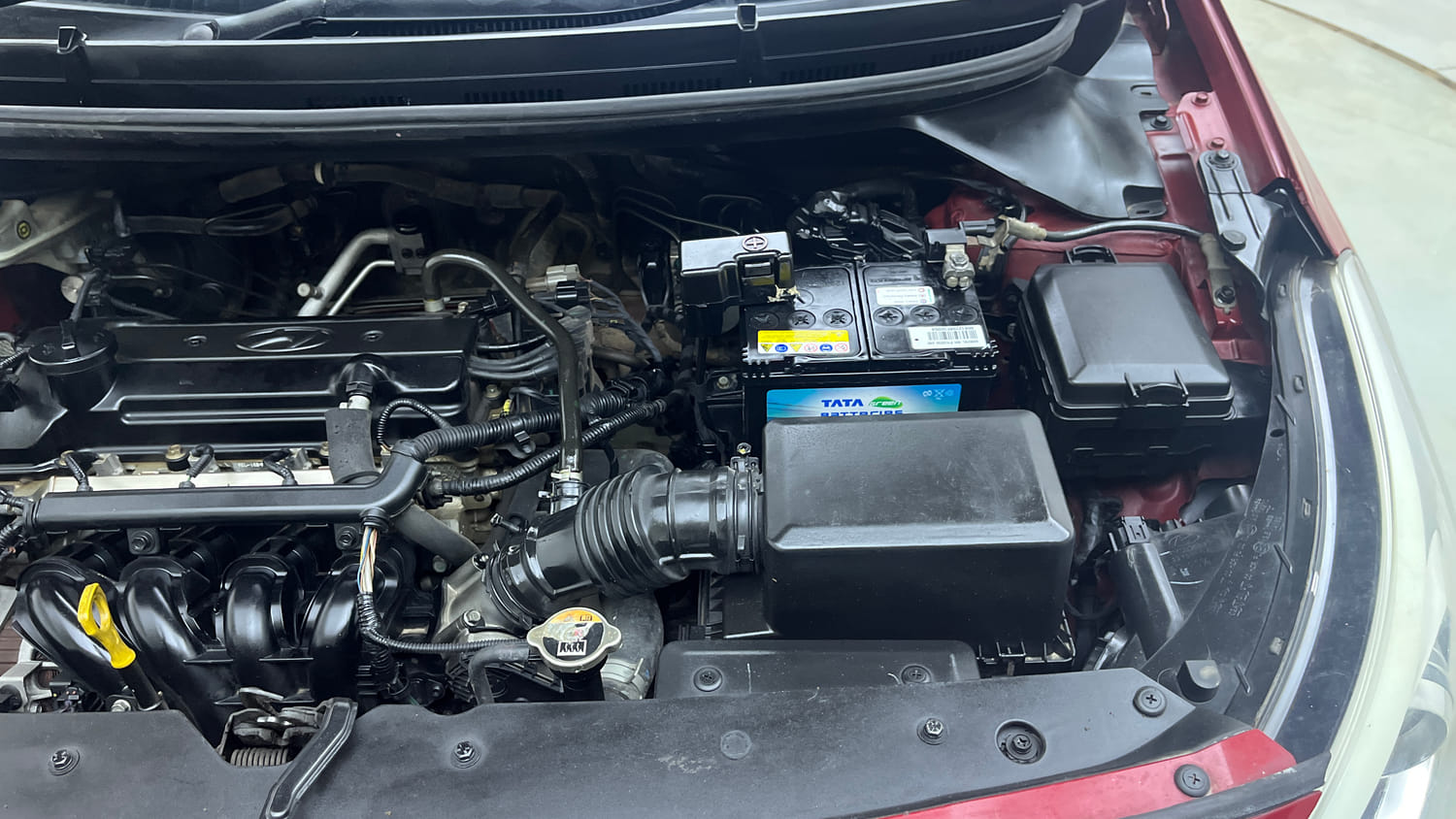 Used 2016 Hyundai Elite i20 Asta 1.2 Petrol Manual engine ENGINE LEFT SIDE VIEW