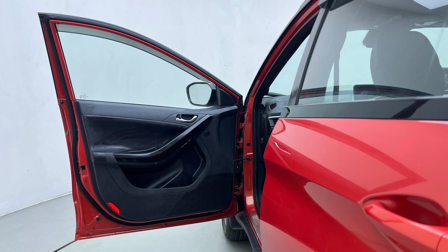 Used 2023 Tata Nexon Fearless 1.2 Revotron Petrol 7DCA DT Petrol Automatic interior LEFT FRONT DOOR OPEN VIEW