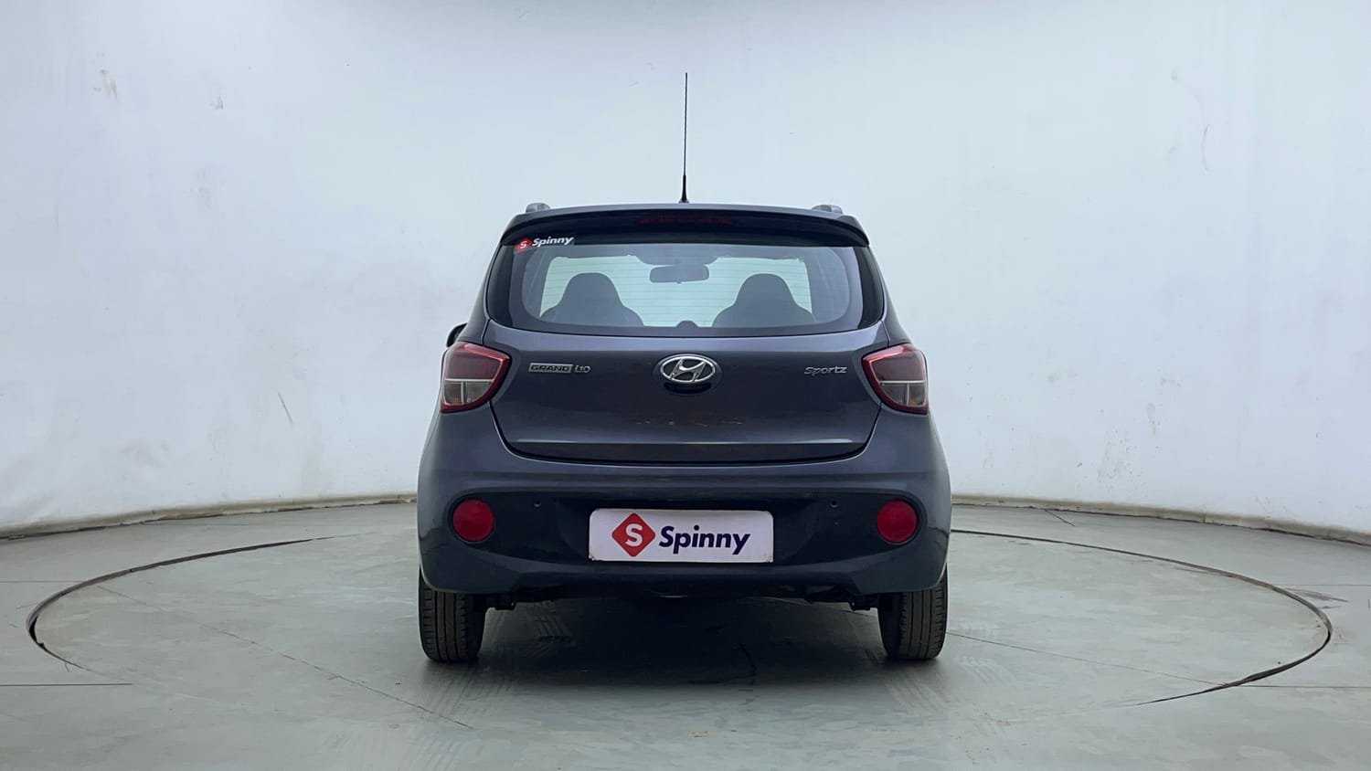 Used 2018 Hyundai Grand i10 Sportz AT 1.2 Kappa VTVT Petrol Automatic exterior BACK VIEW