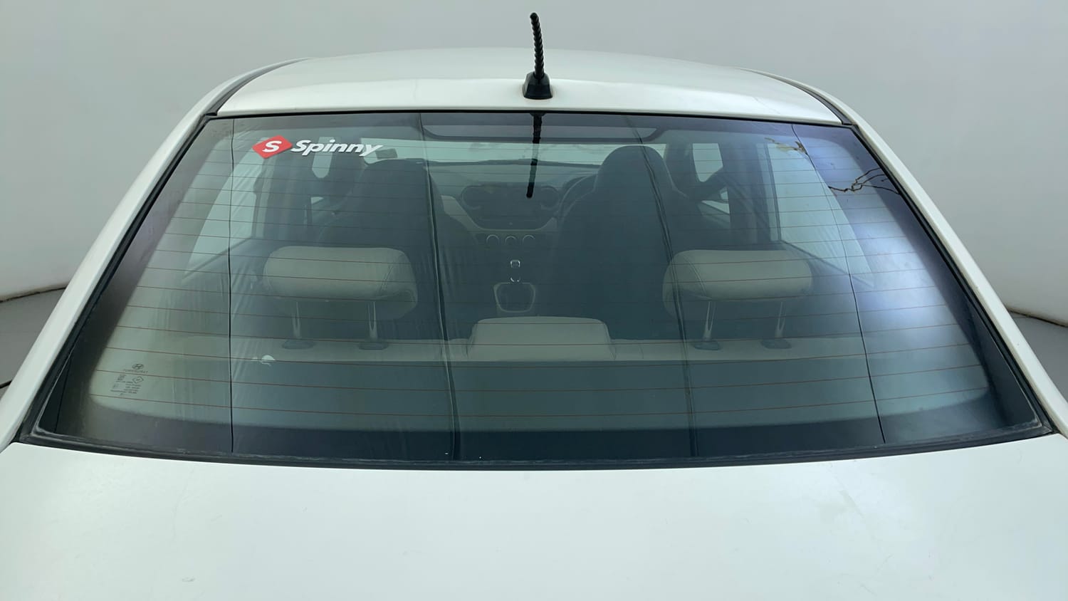 Used 2014 Hyundai Xcent S 1.2 Petrol Manual exterior BACK WINDSHIELD VIEW