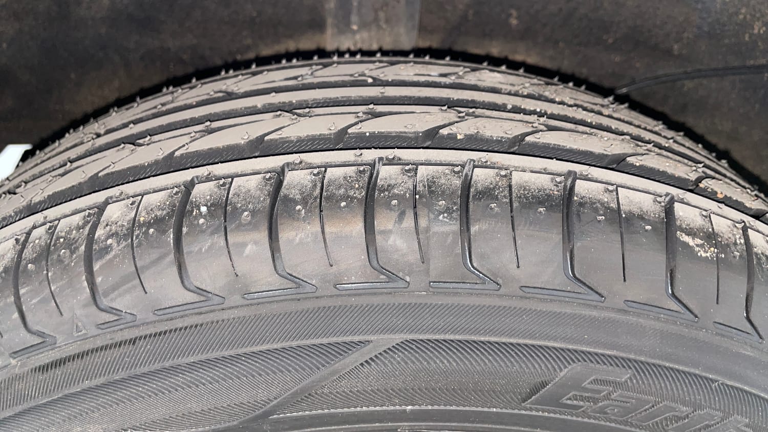 Used 2021 Hyundai Santro Sportz Petrol Manual tyres RIGHT REAR TYRE TREAD VIEW