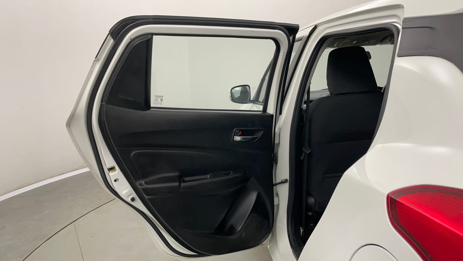 Used 2019 Maruti Suzuki Swift VXi Petrol Manual interior LEFT REAR DOOR OPEN VIEW