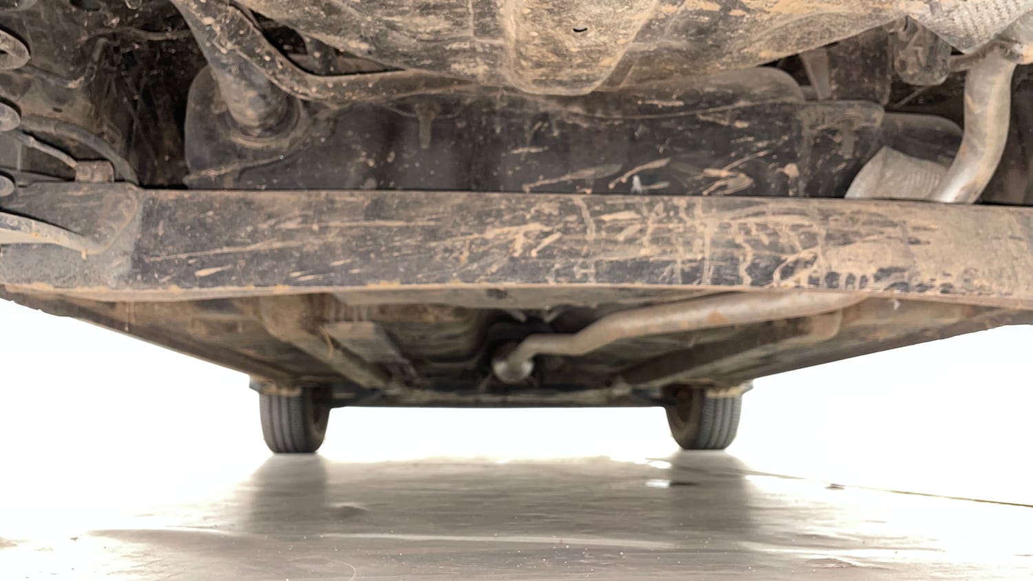 Used 2021 Hyundai Santro Sportz Petrol Manual extra REAR UNDERBODY VIEW (TAKEN FROM REAR)