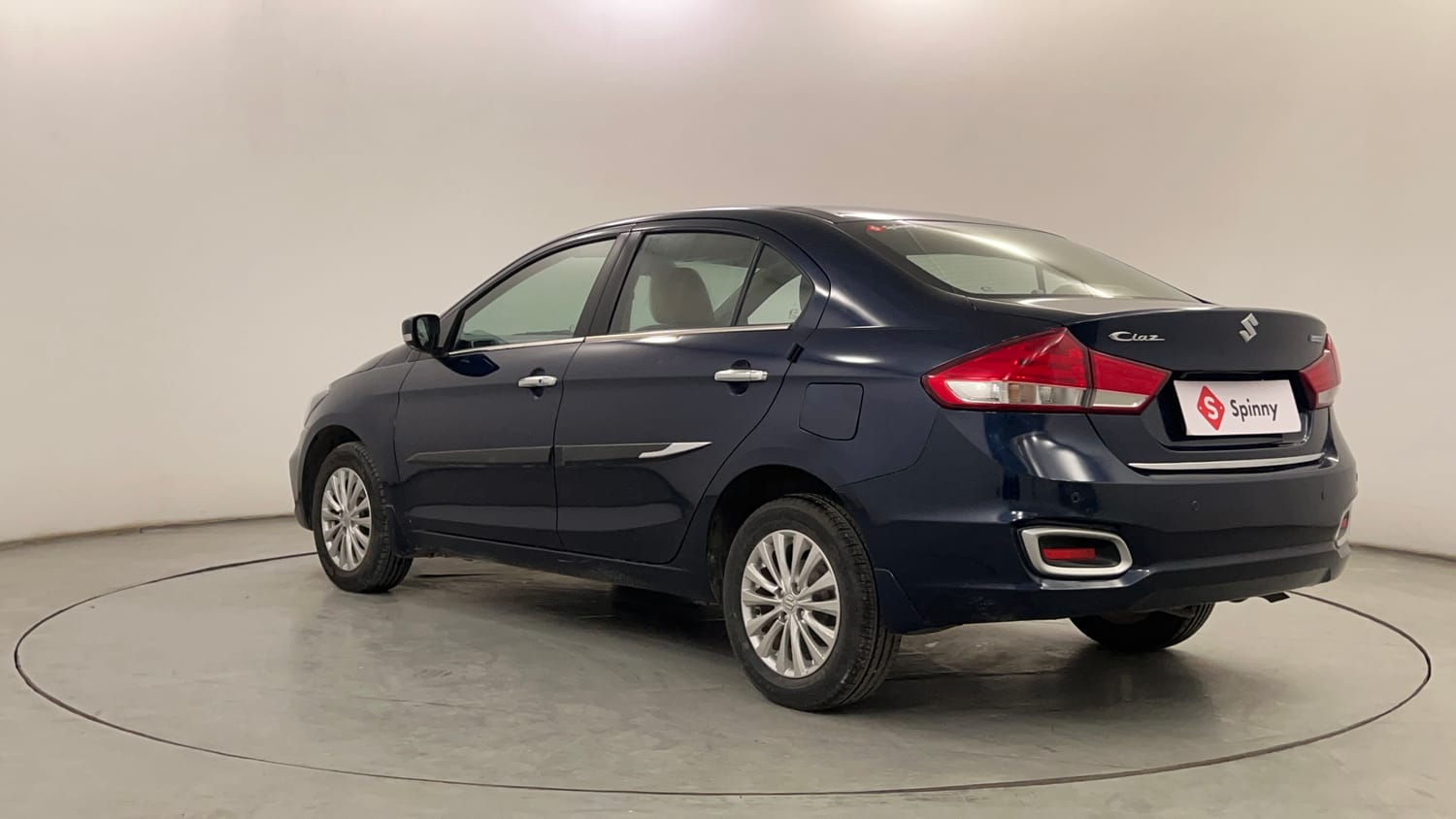 Used 2023 Maruti Suzuki Ciaz Zeta 1.5 Petrol Manual exterior LEFT REAR CORNER VIEW